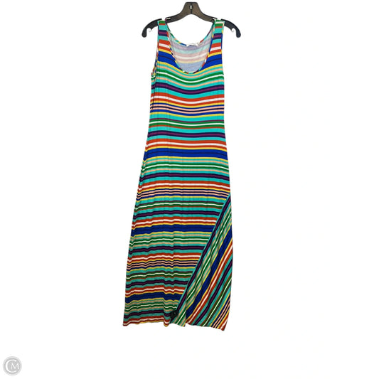 Dress Casual Maxi By Calvin Klein In Multi-colored, Size: S