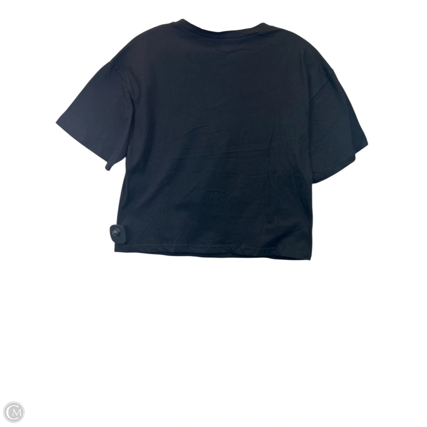 Top Short Sleeve Basic By Egreis In Black & Blue, Size: M