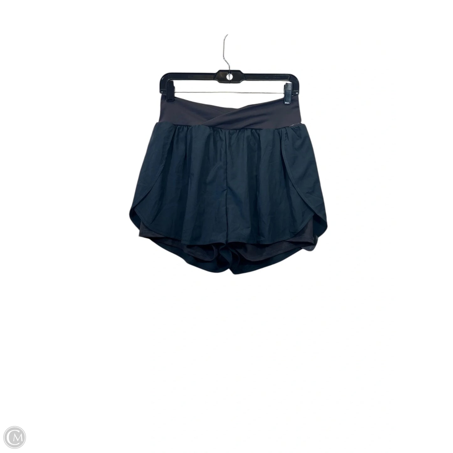 Athletic Shorts By Quccefods In Blue & Grey, Size: Xl
