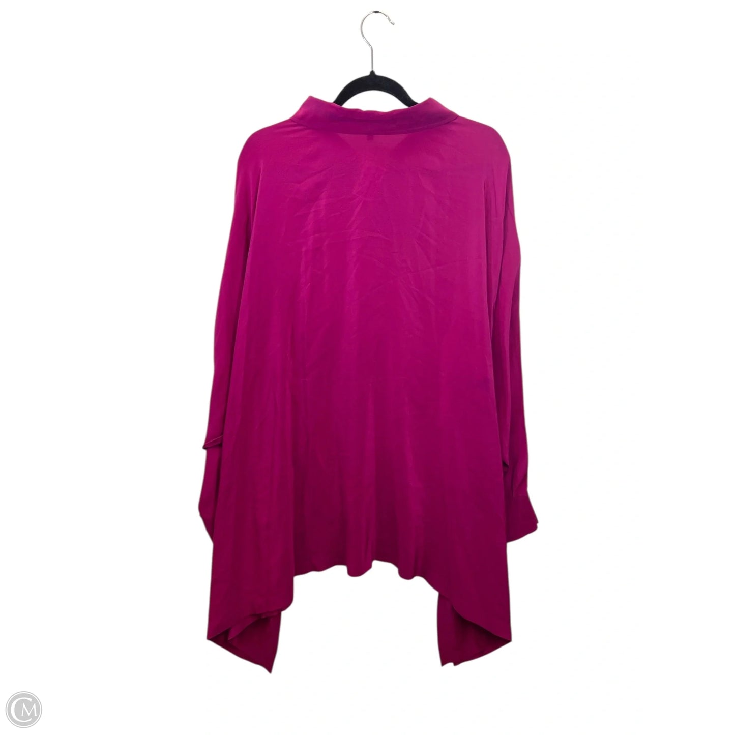 Top Long Sleeve Designer By Eileen Fisher In Purple, Size: 3x
