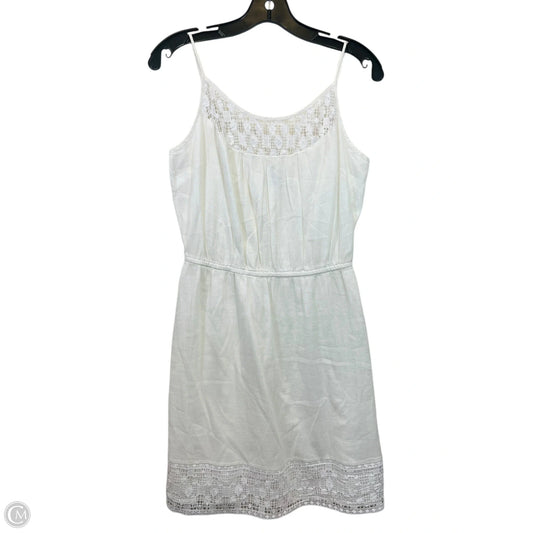 Dress Casual Midi By Old Navy In White, Size: M