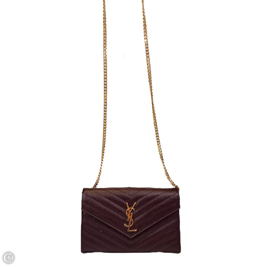 Crossbody Luxury Designer By Yves Saint Laurent, Size: Medium Style: GUES7782S.0816? Cassandre Envelope Chain