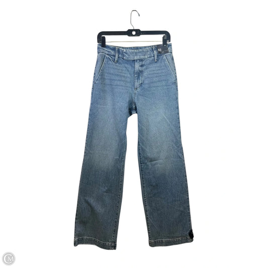 Jeans Wide Leg By Express In Blue Denim, Size: 2