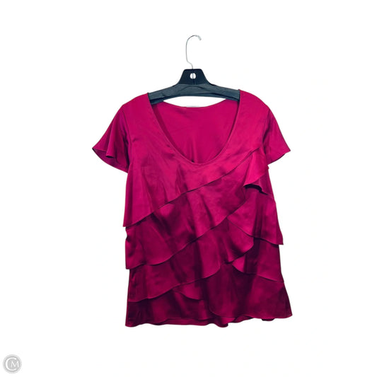 Top Short Sleeve By Worthington In Red, Size: Xl