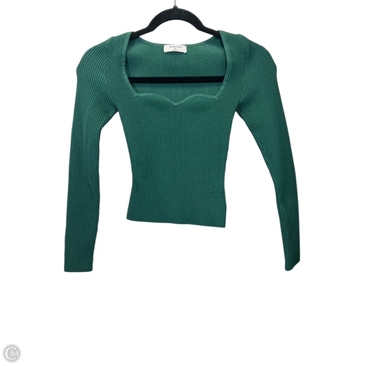 Top Long Sleeve Designer By Babaton In Green, Size: Xs