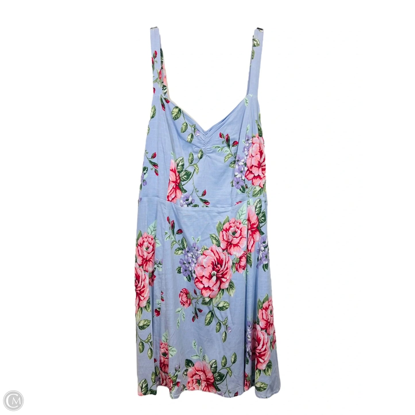 Dress Casual Maxi By Forever 21 In Floral Print, Size: 2x