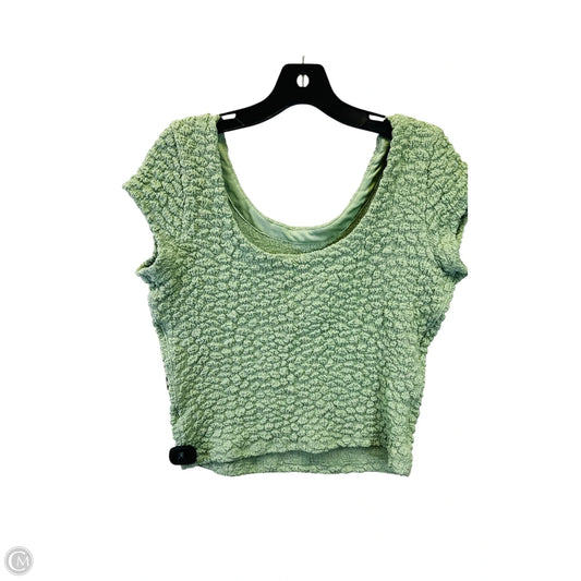 Top Short Sleeve Designer By Maeve In Green, Size: M