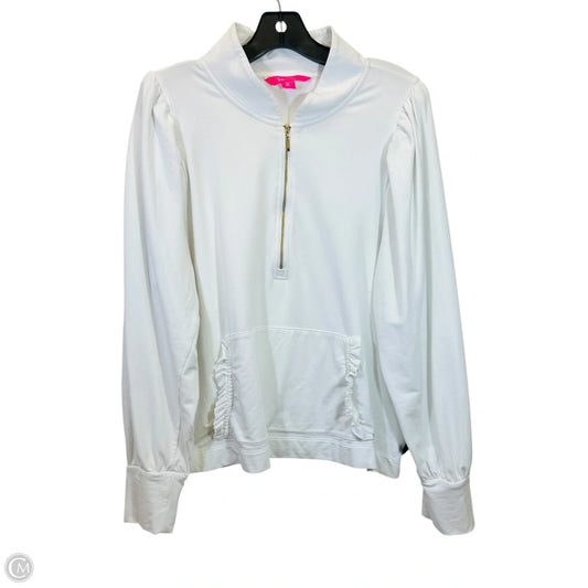 Sweatshirt Crewneck By Lilly Pulitzer In White, Size: Xl