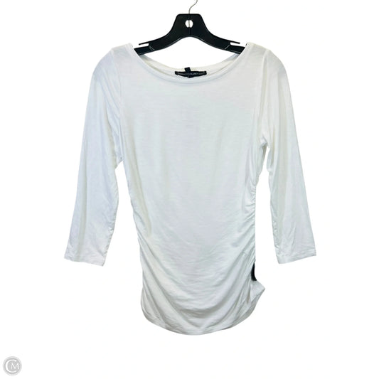 Top Short Sleeve By White House Black Market In White, Size: Xs