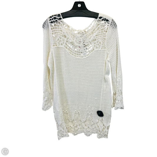 Swimwear Cover-up By Capri In White, Size: L