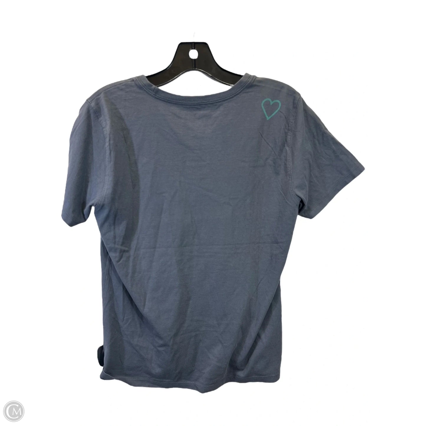 Top Short Sleeve Basic By Life Is Good In Grey, Size: S