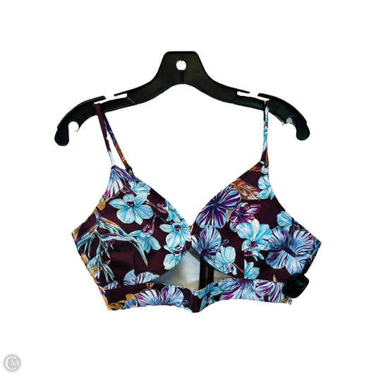 Top Sleeveless By Pretty Little Thing In Floral Print, Size: M