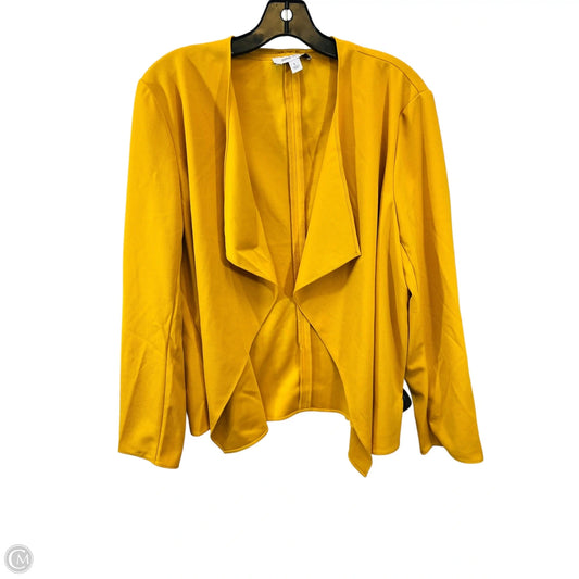 Blazer By Nine West Apparel In Yellow, Size: L