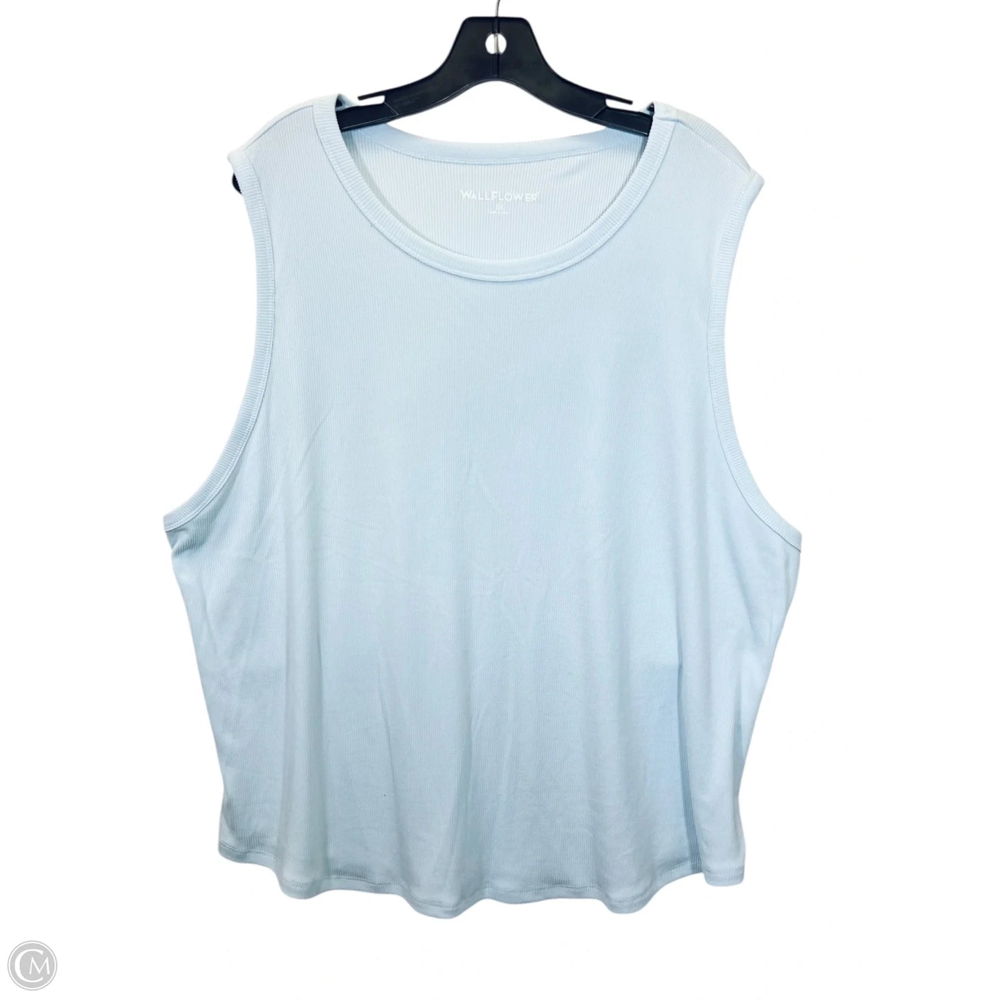 Top Sleeveless By Wallflower In Blue, Size: 3x