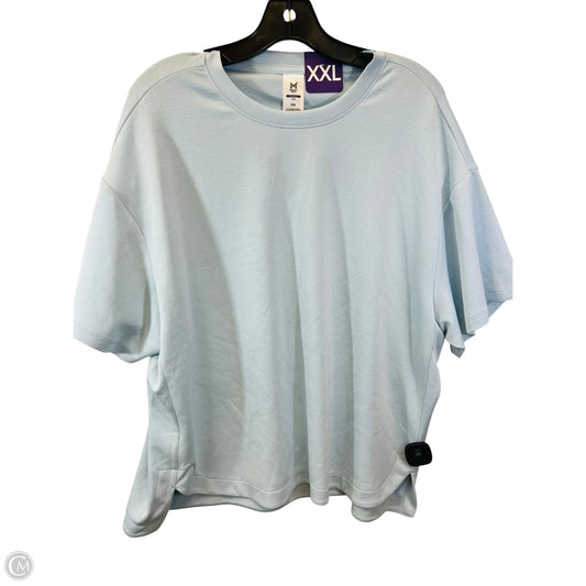 Top Short Sleeve Basic By Members Mark In Blue, Size: Xxl