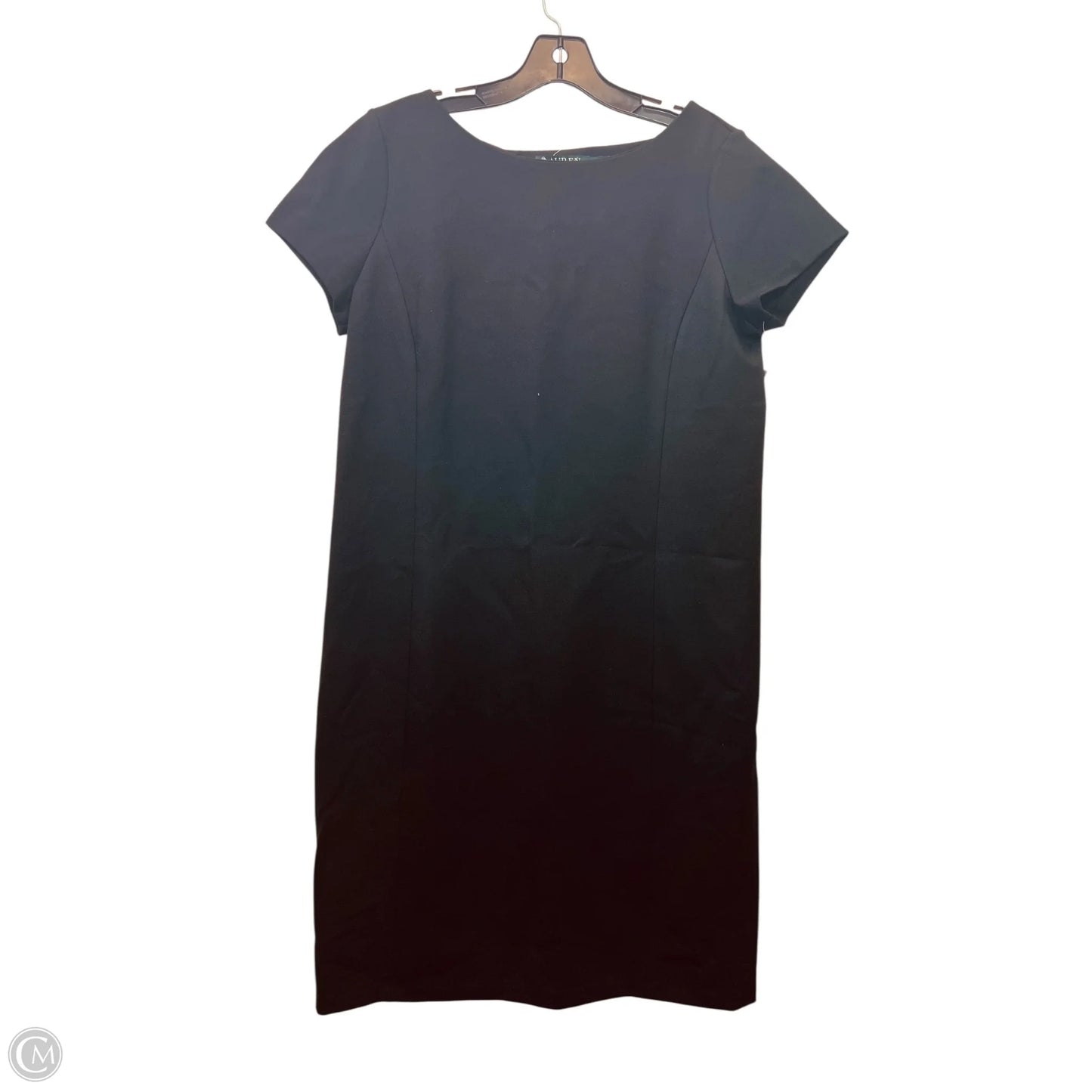 Dress Casual Midi By Lauren By Ralph Lauren In Black, Size: L