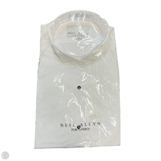 Top Long Sleeve By Neil Allyn In White, Size: M