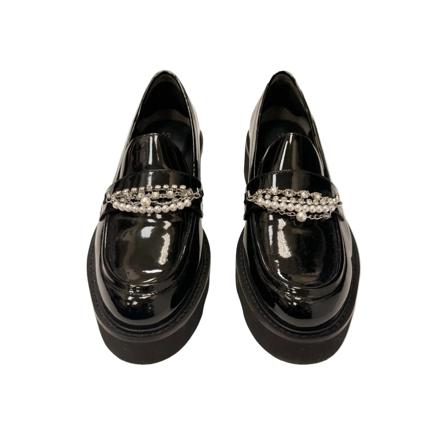 Shoes Designer By Stuart Weitzman In Black & White, Size: 8