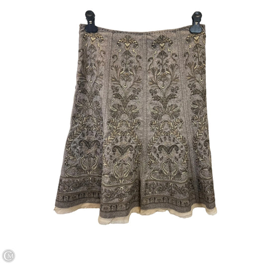 Skirt Maxi By Elie Tahari In Taupe, Size: M