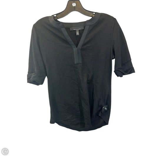 Top Short Sleeve By White House Black Market In Black, Size: Xs