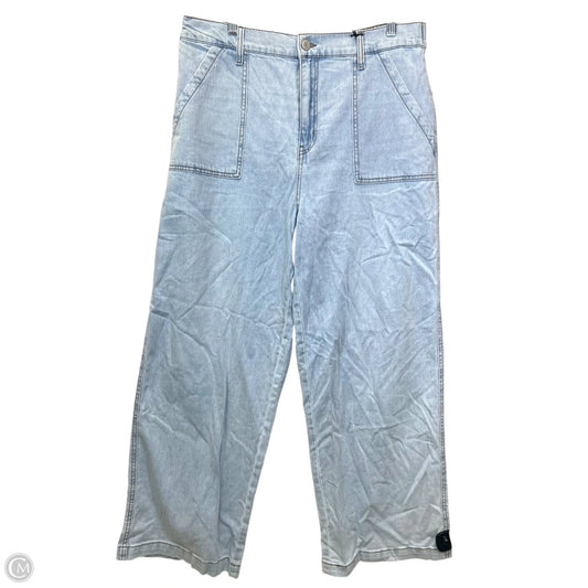 Jeans Wide Leg By Vanilla Star In Blue Denim, Size: 14