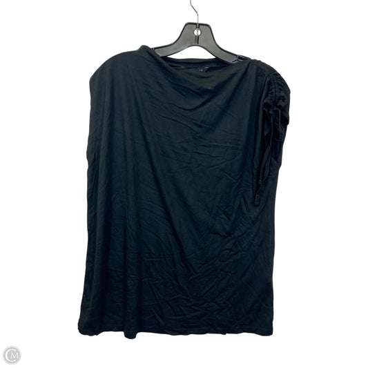 Top Short Sleeve Basic By Banana Republic In Black, Size: M