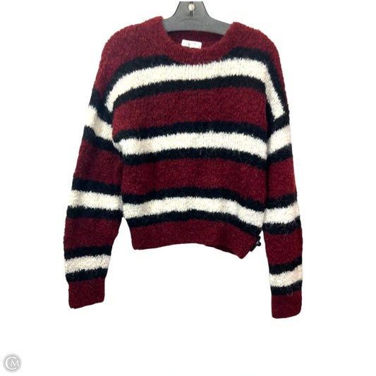 Sweater Designer By Rag And Bone In Black & Red, Size: Xs