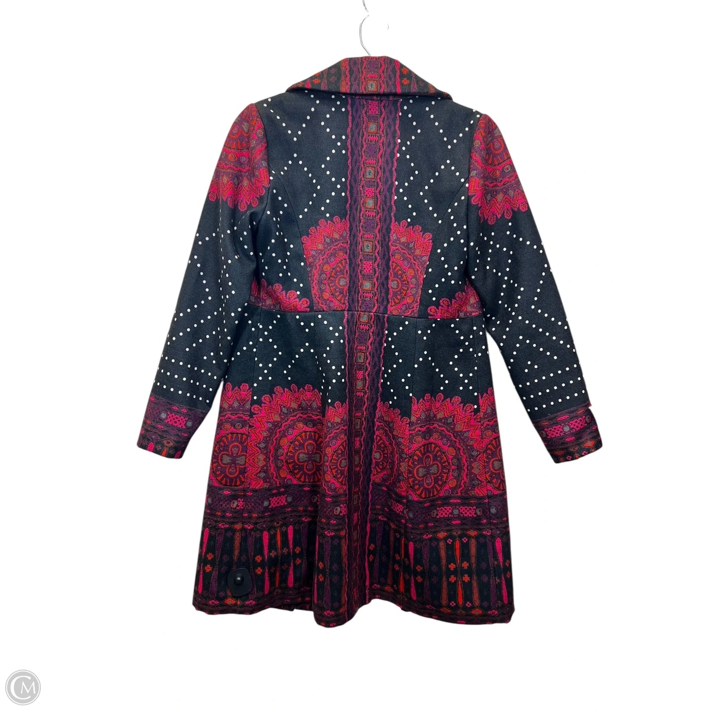 Coat Designer By Tracy Reese In Black & Red, Size: S