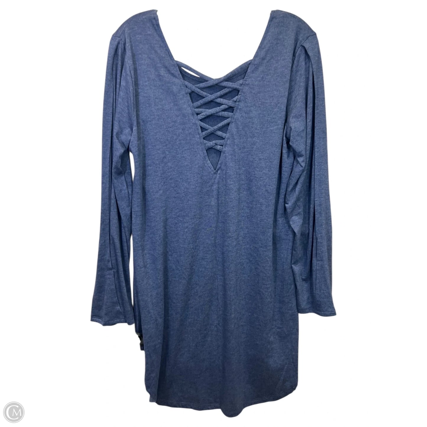 Swimwear Cover-up By Balance Collection In Blue, Size: L