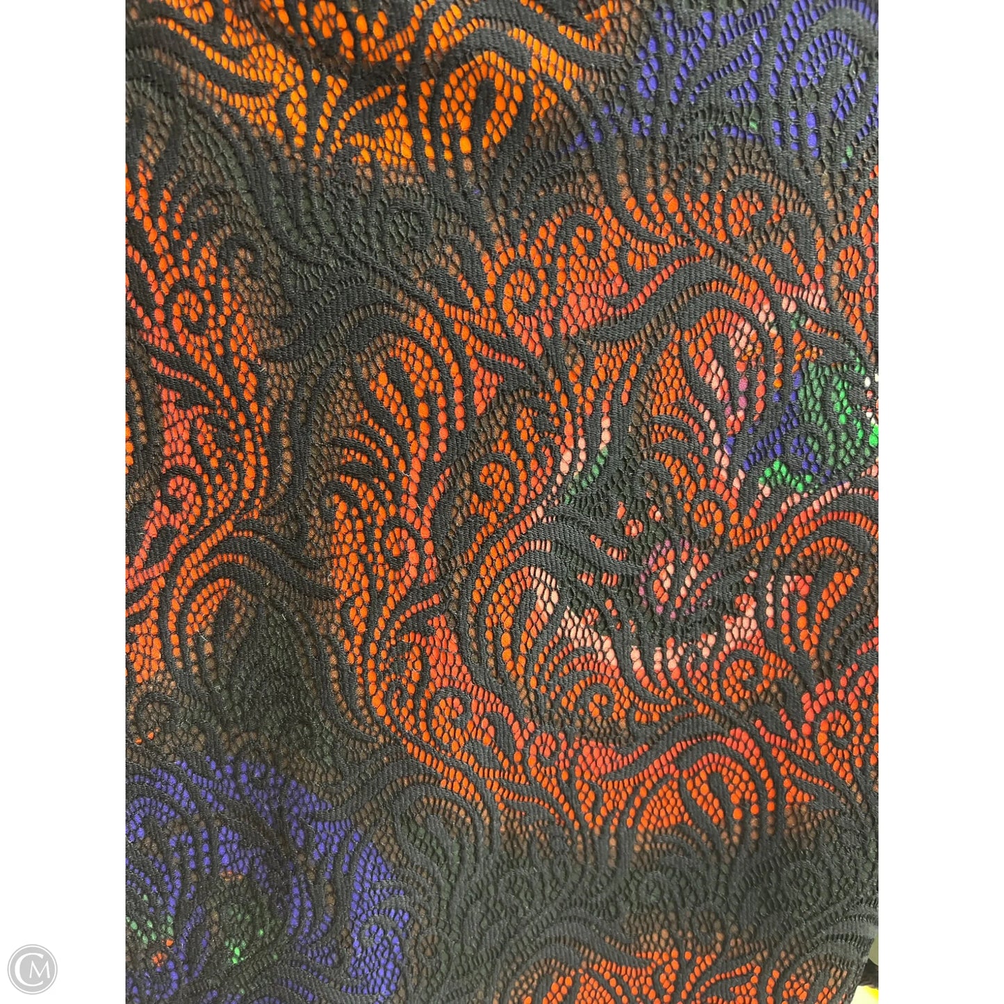 Skirt Designer By Desigual In Orange & Red, Size: S