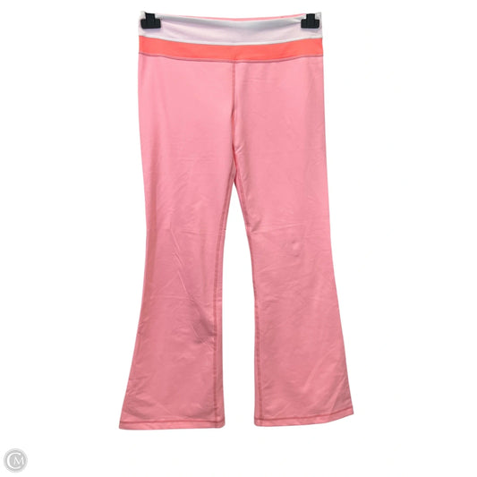 Athletic Pants By Lululemon In Pink & White, Size: 10