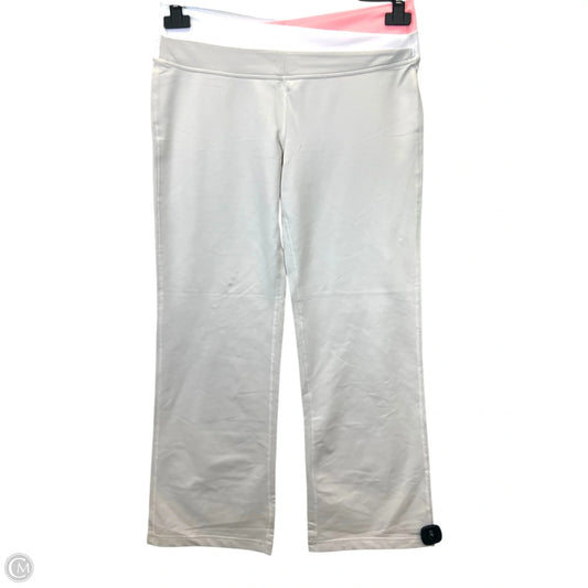 Athletic Pants By Lululemon In Tan & White, Size: 12