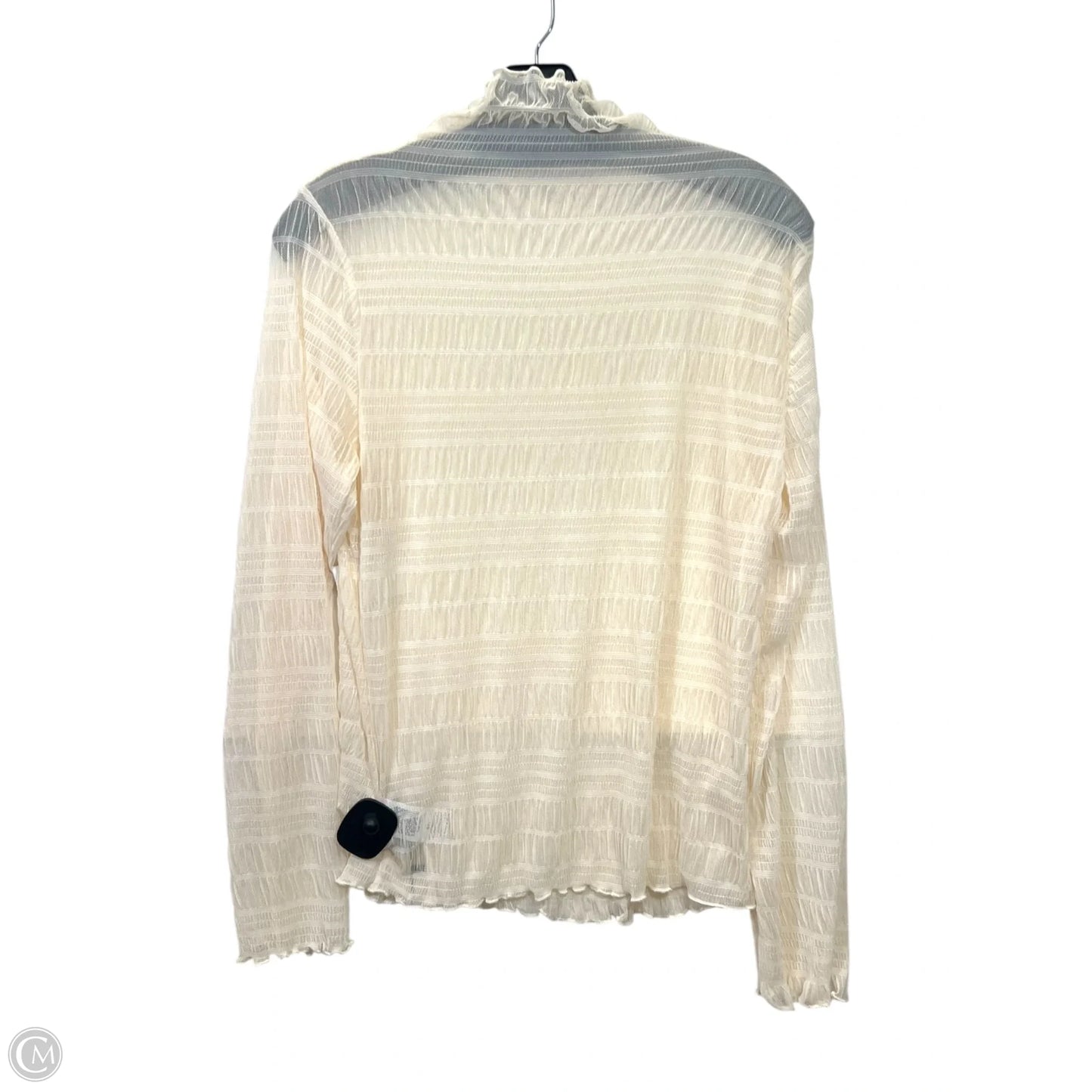 Top Long Sleeve By Dazy In Tan, Size: Xl
