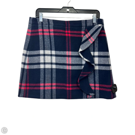 Skirt Mini & Short By J. Crew In Blue & Pink, Size: M