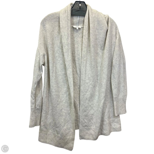 Sweater Cardigan Designer By Vince In Grey, Size: S