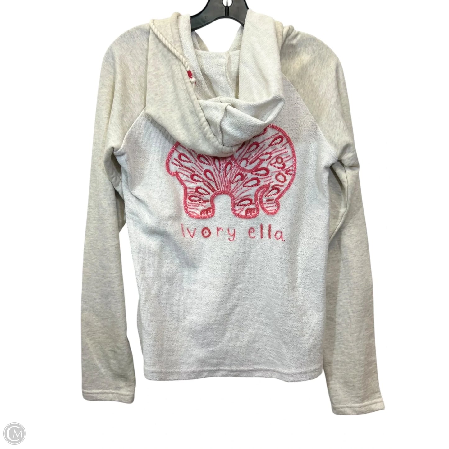 Sweatshirt Hoodie By Ivory Ella In Grey, Size: S