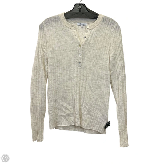 Top Long Sleeve By Madewell In Tan, Size: S