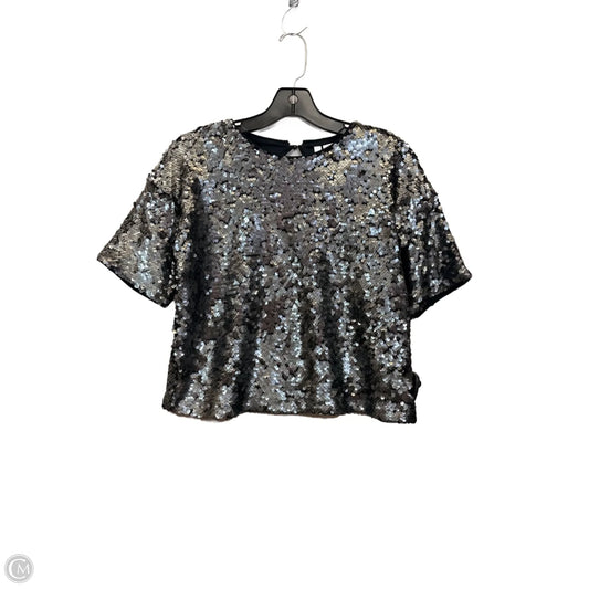 Top Short Sleeve By Divided In Silver, Size: S