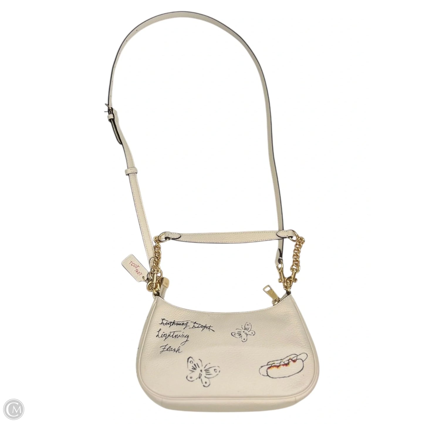 Handbag Designer By Coach, Size: Medium