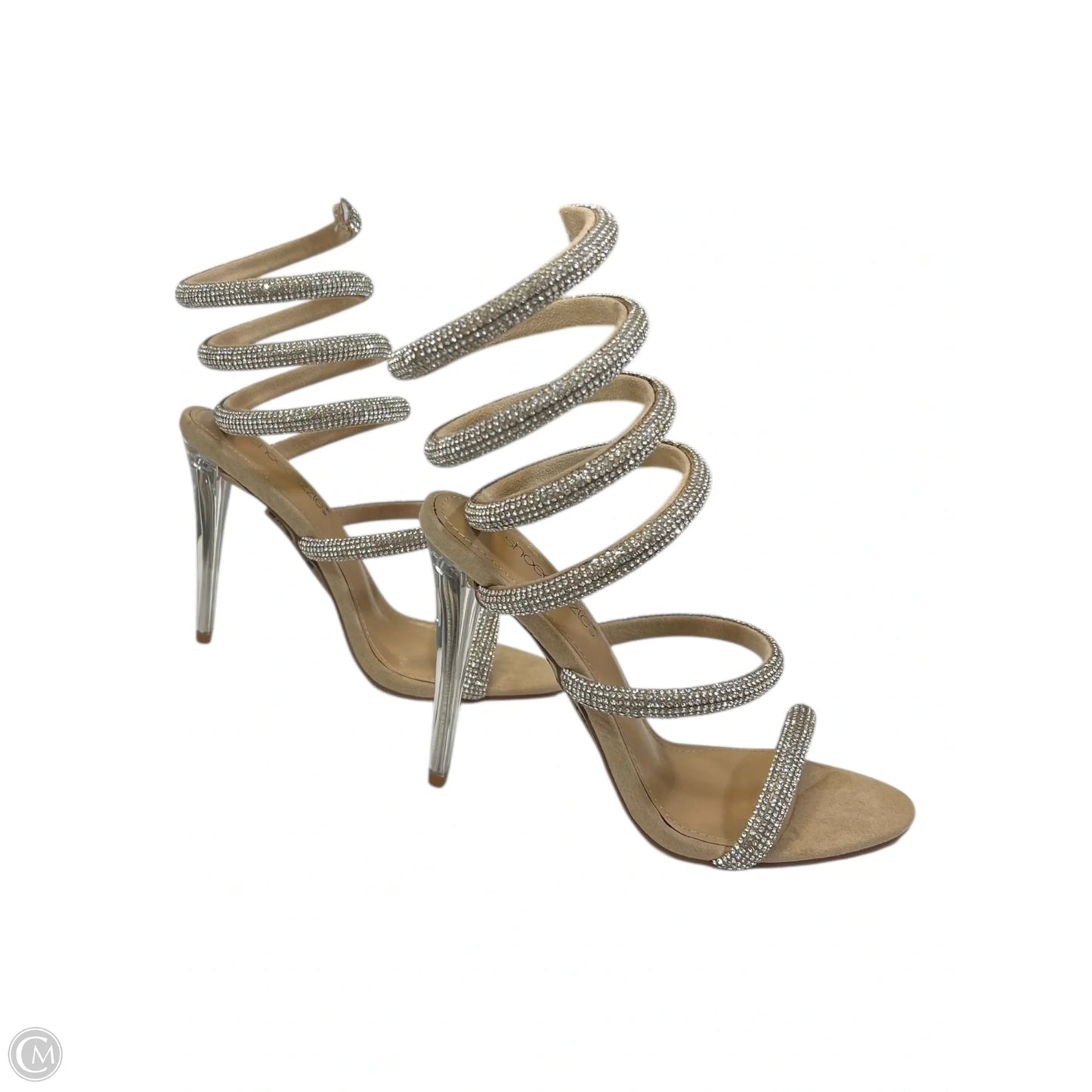 Shoes Heels Stiletto By Shoedazzle In Silver, Size: 7.5