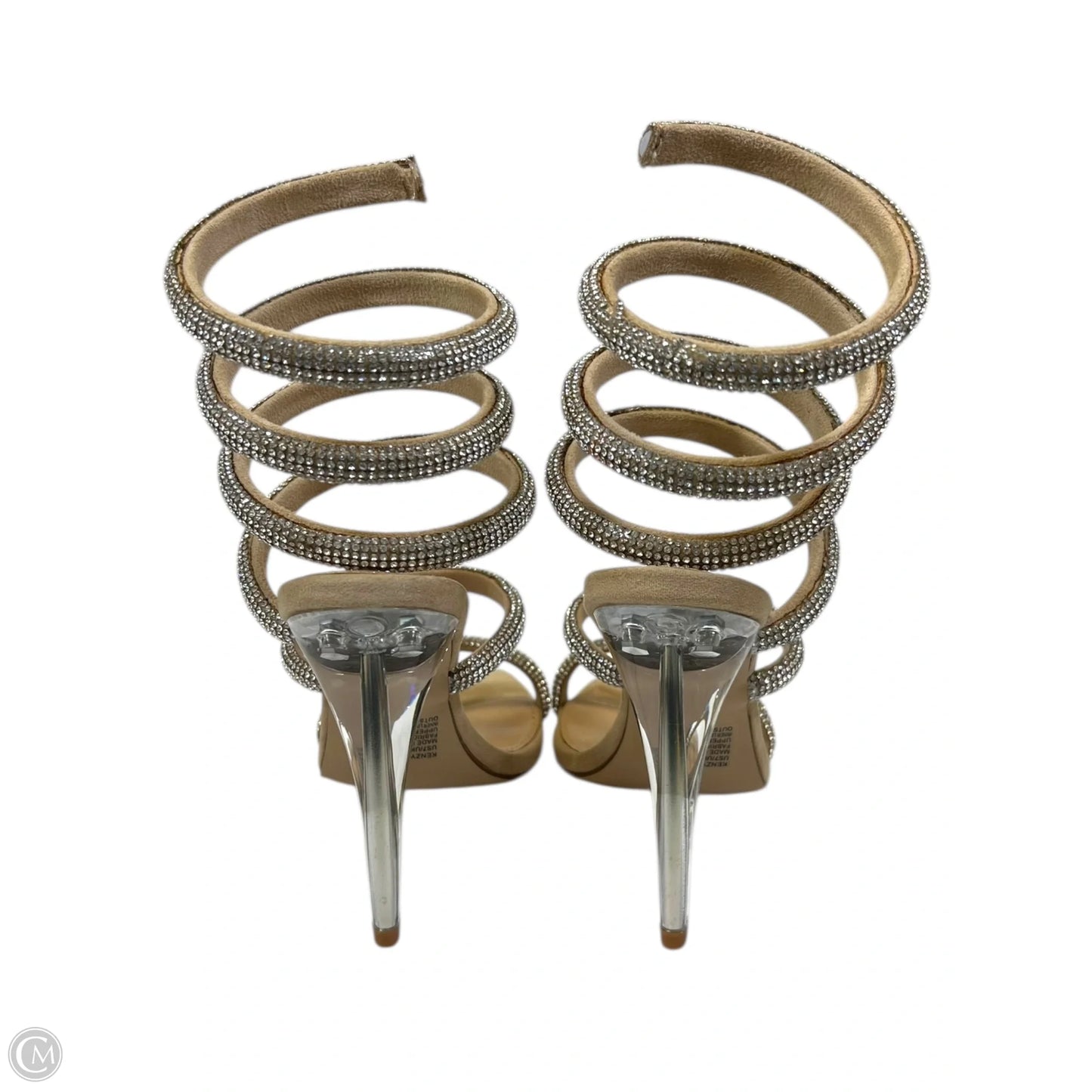 Shoes Heels Stiletto By Shoedazzle In Silver, Size: 7.5