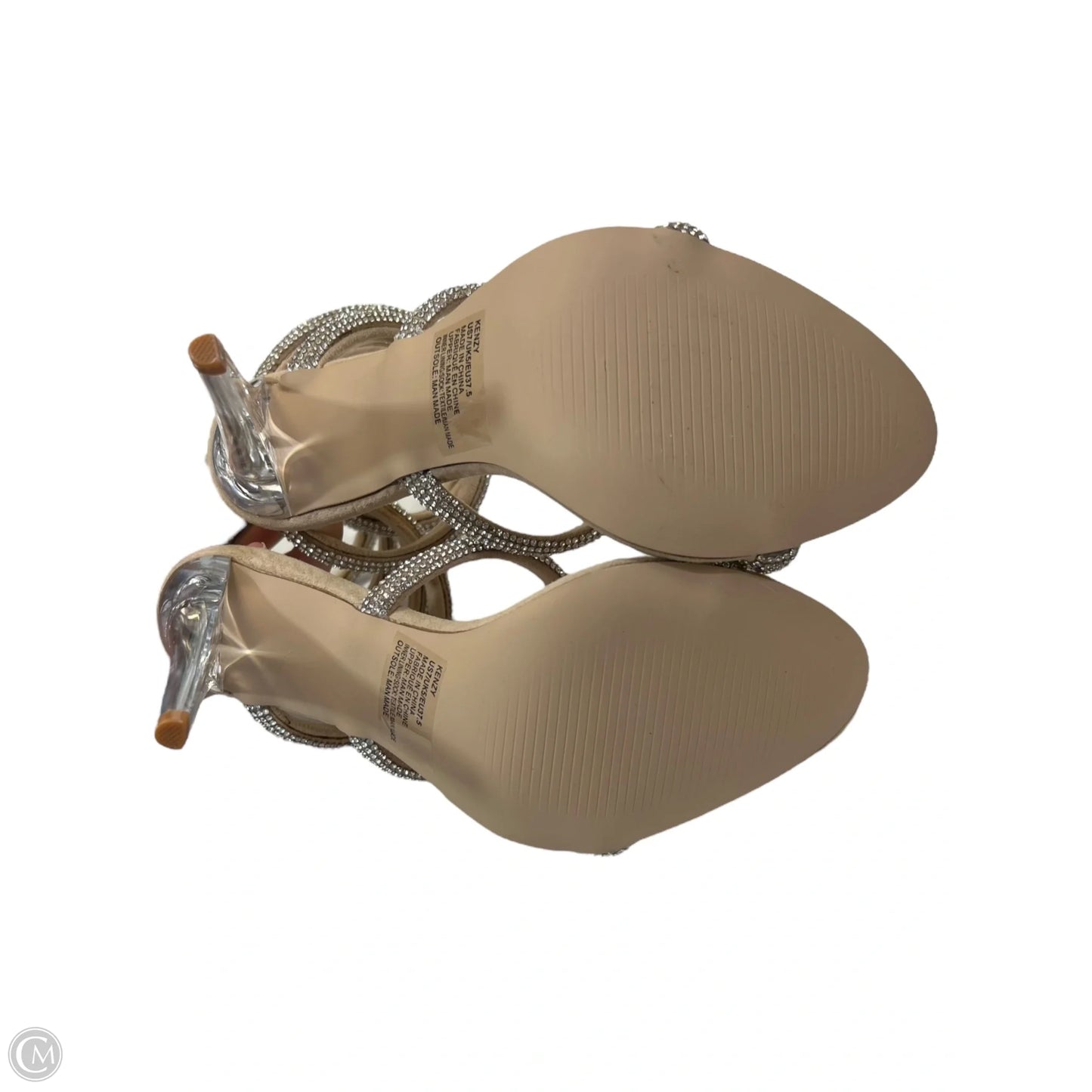 Shoes Heels Stiletto By Shoedazzle In Silver, Size: 7.5