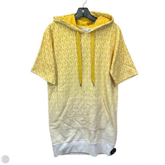 Dress Casual Midi By Michael By Michael Kors In Yellow, Size: Xs