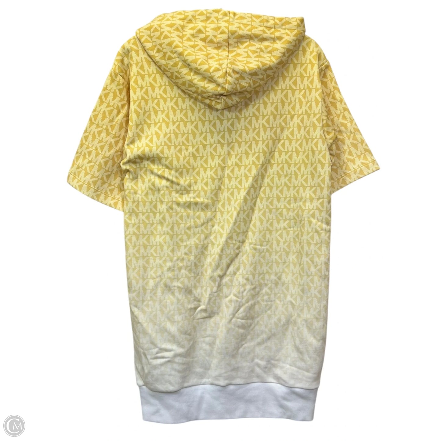 Dress Casual Midi By Michael By Michael Kors In Yellow, Size: Xs