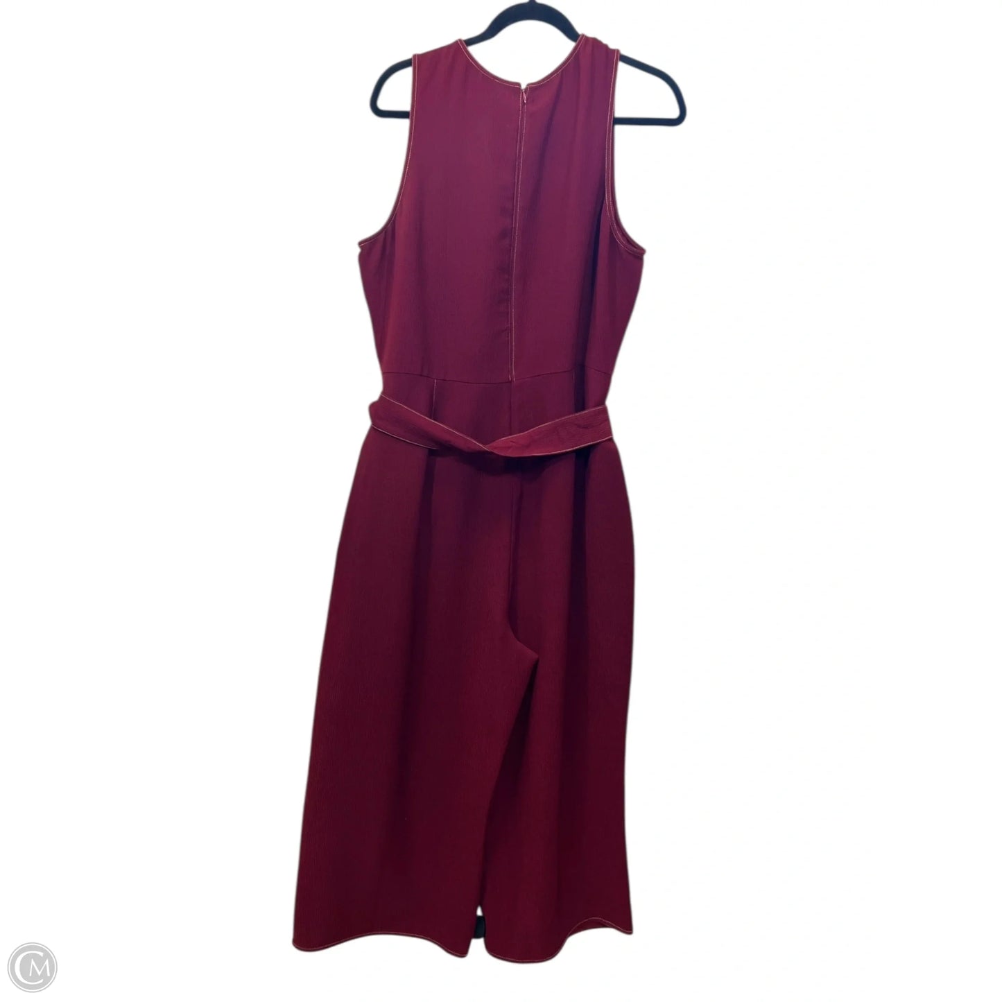 Jumpsuit Designer By Greylin In Maroon, Size: Xl
