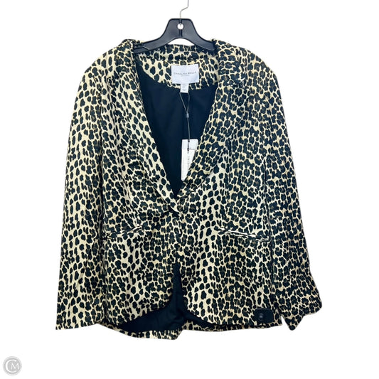 Blazer By Carolina Belle In Animal Print, Size: M