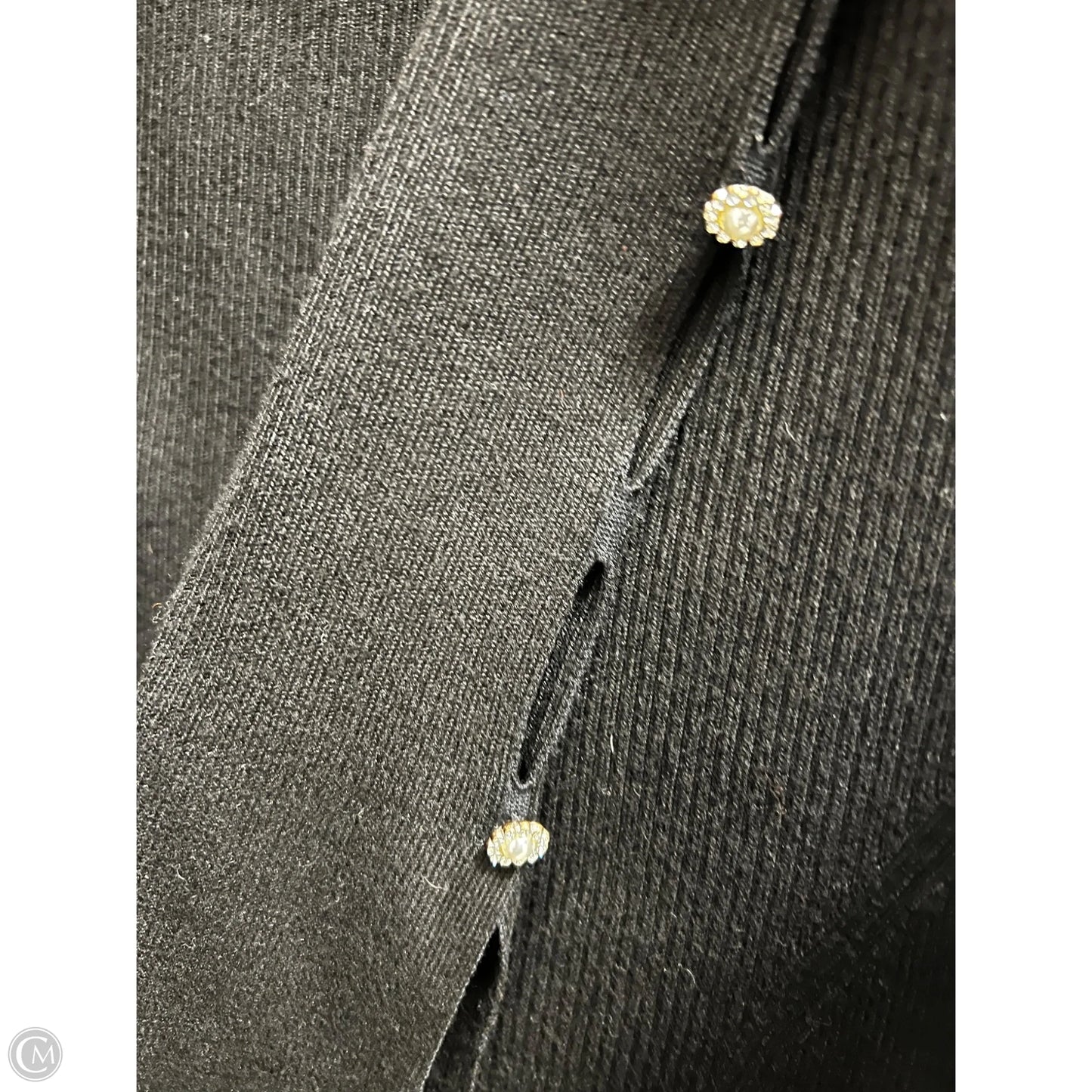 Sweater By White House Black Market In Black & Silver, Size: M