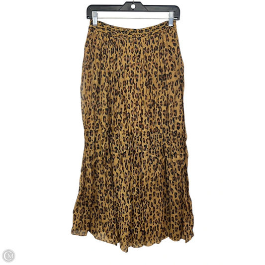 Skirt Maxi By Free People In Animal Print, Size: Xs
