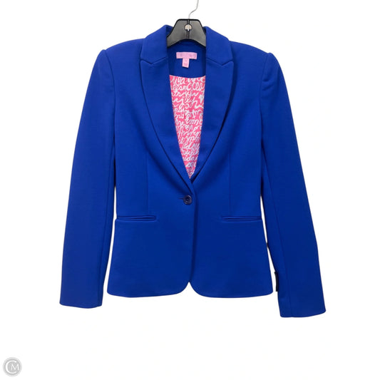 Blazer By Lilly Pulitzer In Blue, Size: Xs