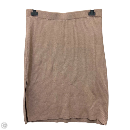 Skirt Maxi By Ava & Viv In Tan, Size: 1x